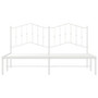  Bed Frame White Steel 72 x 84 in Bed Frame Rectangular Modern A949-373843