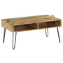 Coffee Table Natural wood, Black A949-246020