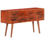Sideboard Brown Solid Mango Wood, Iron Medium Sideboard A949-338430
