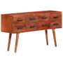 Sideboard Brown Solid Mango Wood, Iron Medium Sideboard A949-338430