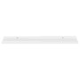 Wall Shelf Set of 4 High gloss white MDF A949-326655