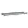 Frame Ledge Shelf Set of 2 Gray MDF Small Wall mounting A949-323934