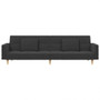 Sofa Bed Dark Grey 100% polyester fabric, wood, plastic Standard A949-375800