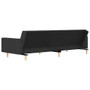 Sofa Bed Dark Grey 100% polyester fabric, wood, plastic Standard A949-375800