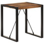 Dining Table Acacia wood finish, Black legs Solid Acacia wood A949-321598