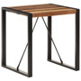 Dining Table Acacia wood finish, Black legs Solid Acacia wood A949-321598