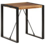 Dining Table Acacia wood finish, Black legs Solid Acacia wood A949-321598