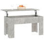 Coffee Table Concrete gray Engineered wood Medium Sliding Top A949-809687
