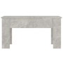 Coffee Table Concrete gray Engineered wood Medium Sliding Top A949-809687