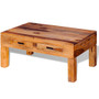 Coffee Table Brown Solid Acacia wood, Palisander wood Medium A949-243287