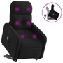 Stand Up Massage Recliner Chair Black Fabric, metal, plywood A949-3206947