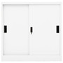  Office Cabinet White Steel 35.4 in x 15.7 in x 35.4 in A949-335950