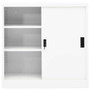  Office Cabinet White Steel 35.4 in x 15.7 in x 35.4 in A949-335950