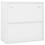  Office Cabinet White Steel 35.4 in x 15.7 in x 35.4 in A949-335950