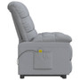  Massage Chair Light Grey Fabric (100% polyester), Wood, Metal A949-342733