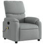  Massage Recliner Chair Light grey Fabric, Metal, Plywood, Foam A949-3206096