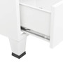  Wardrobe White Metal 35.4 x 19.7 x 70.9 in Wardrobe Rectangular A949-339614