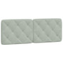  Headboard Cushion Light Gray Velvet (100% polyester) 54 in A949-376075