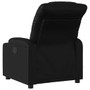  Massage Recliner Chair Black Faux leather, metal, plywood Single A949-3206847