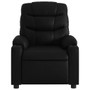  Massage Recliner Chair Black Faux leather, metal, plywood Single A949-3206847