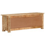  TV Cabinet Natural Wood Rough Mango Wood, MDF Medium TV Cabinet A949-328307