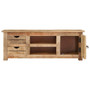  TV Cabinet Natural Wood Rough Mango Wood, MDF Medium TV Cabinet A949-328307