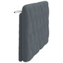  Headboard Cushion Dark Grey Velvet, Foam 53.9 in mattress width A949-376076
