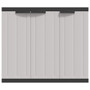  Outdoor Storage Cabinet Gray and Black Polypropylene Medium A949-364202
