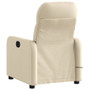 Massage Recliner Chair Cream Fabric (100% polyester), metal, plywood A949-3206939
