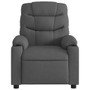  Massage Recliner Chair Dark Grey 100% Polyester, Metal, Plywood A949-3206852
