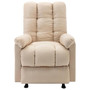  Massage Reclining Chair Cream Polyester, Plywood, Metal Standard A949-321419