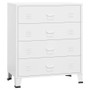  Drawer Cabinet White Metal Medium Drawer Cabinet Rectangular A949-339616