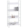  Shelf Cabinet White Engineered wood Medium Bookshelf A949-288224