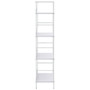 Shelf Cabinet White Engineered wood Medium Bookshelf A949-288224