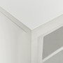  Sliding Door Cabinet Light grey Steel, tempered glass Medium A949-335955
