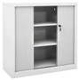  Gray Sliding Door Cabinet Steel Medium A949-336430