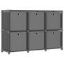  Display Shelf Grey Fabric (100% polyester), steel Medium A949-322609