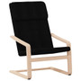  Relaxing Chair With Footstool Black A949-3154961
