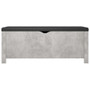  Storage Box Concrete Grey Engineered Wood, Faux Leather Medium A949-3279330
