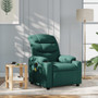  Massage Recliner Chair Dark green A949-374162
