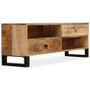  TV Cabinet Natural Mango Wood Solid Mango Wood and Steel Medium A949-244940