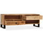  TV Cabinet Natural Mango Wood Solid Mango Wood and Steel Medium A949-244940