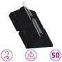  Hanger Set of 50 Black ABC plastic, zinc alloy, velvet Standard A949-289921