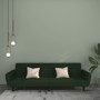  Sofa Bed Dark Green Velvet (100% polyester), Wood, Plastic Medium A949-375860