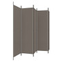  5-Panel Room Divider Anthracite 98.4"x78.7" Fabric A949-350188