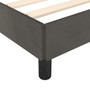  Bed Frame With Headboard Dark grey Velvet, plywood, engineered wood A949-347604
