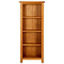  Bookcase Natural Oak Solid oak wood with oak veneered MDF Medium A949-331740