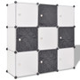  Storage Cube Organizer Black and White A949-244924