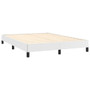  Bed Frame White Faux leather, Plywood, Engineered wood Full A949-346933