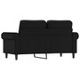  2-seater Sofa Black Faux leather, Metal, Foam 2-seater Durable A949-359499